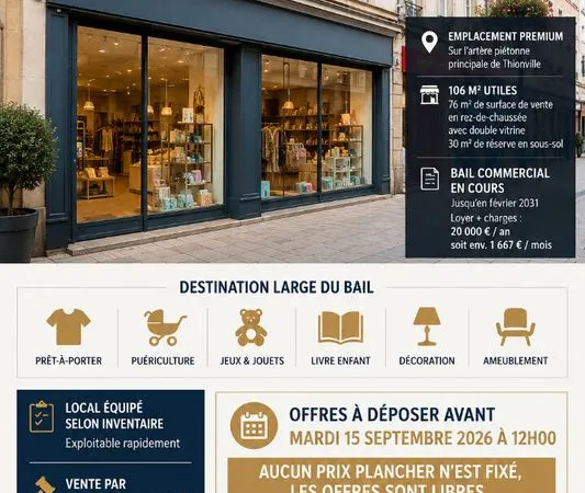 Fonds de commerce THIONVILLE