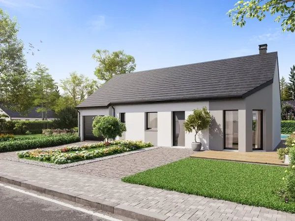 Terrain + maison 84 m²