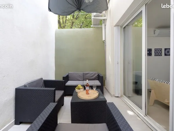 Petite maison T3, 45 m², meublée, calme, quartier Lodi / Castellane