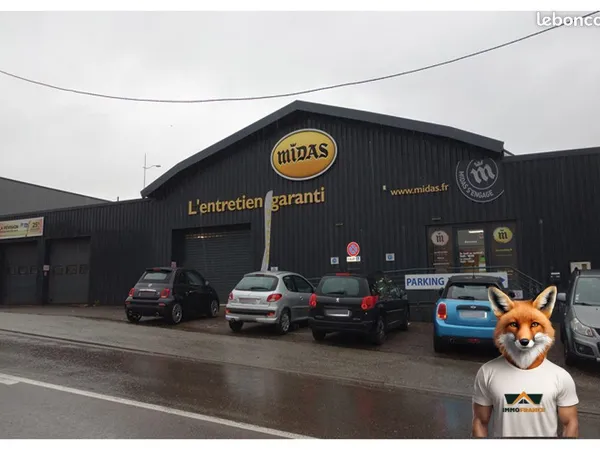 Fonds de commerce, garage 409 m² Chalezeule