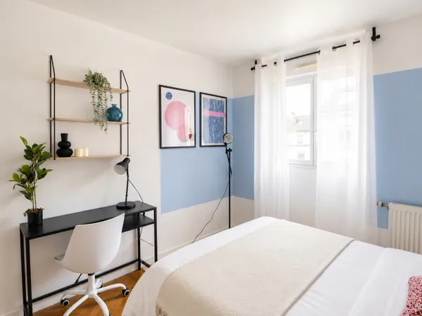 Chambre douillette de 10 m² à Saint-Denis