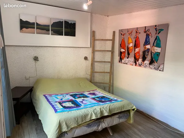 Chambre en rez de jardin