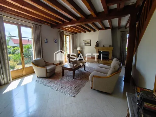 MAISON DE FAMILLE  5 CHAMBRES  TERRAIN 1 170 M²  SOUS-SOL COMPLET