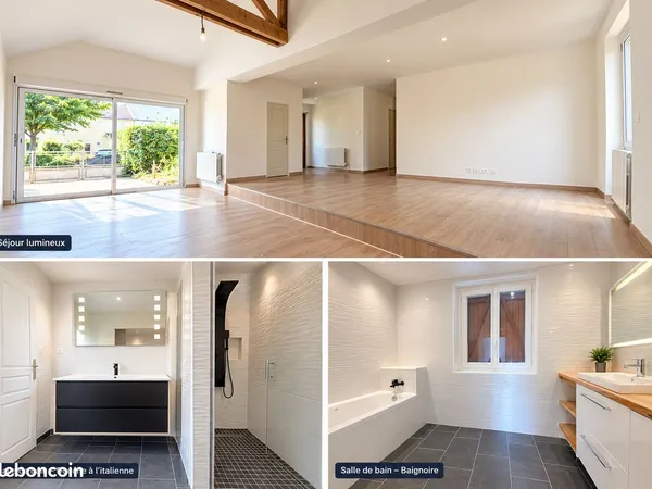 Maison individuelle rénovée en 2026 - 105 m², 3 chambres, terrasse et dépendance - Tours Nord