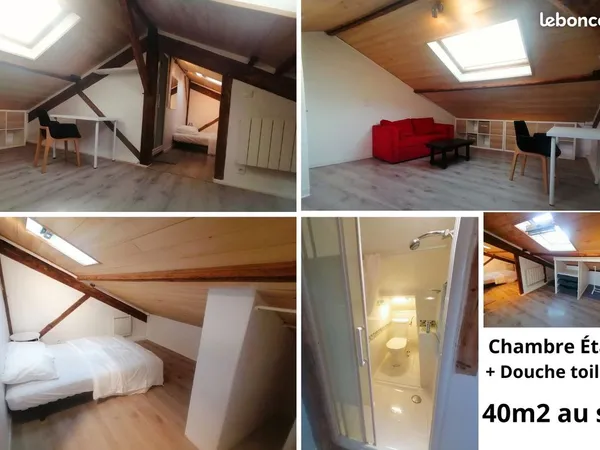 Appartement T4/5 meublé Saint-Denis Porte de Paris, parfait pour colocation