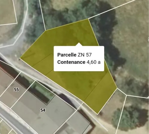 Parcelle 57 constructible à Chauvaye