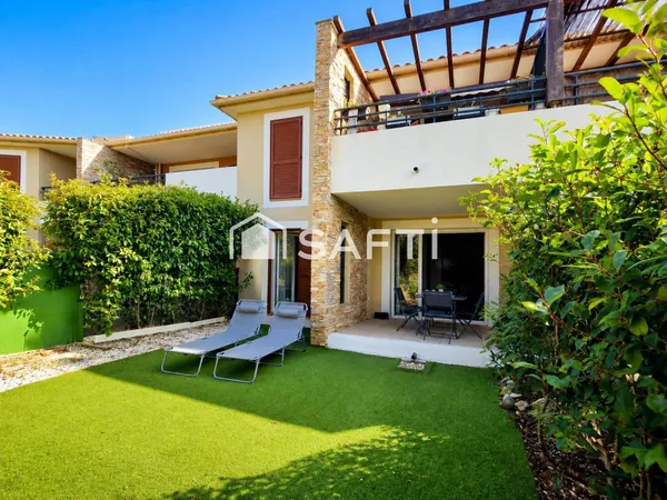 Appartement T2 en parfait état avec terrasse et jardin
