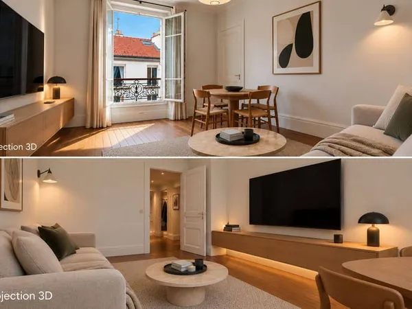 Appartement 2 pièces 39 m²
