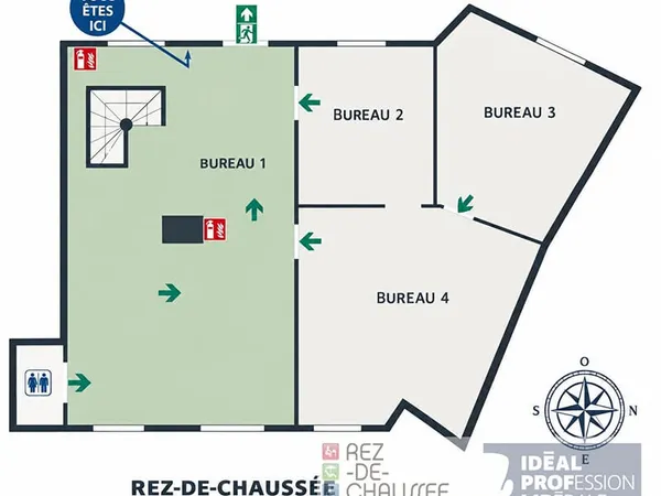 SAINT-CLOUD - ESPACE BUREAUX DE 84M2