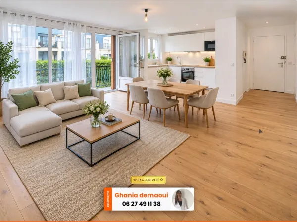 Appartement Coup de Coeur 70 m² - 3 pieces - Parking - Cave - 3 Balcons - Le Perreux-sur-Marne