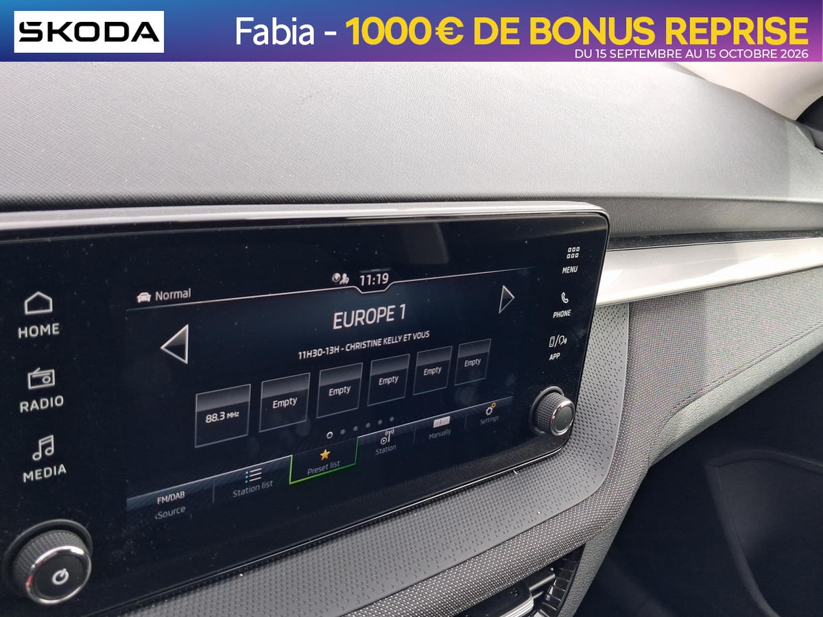 Skoda Fabia 1.0 TSI 116 ch EVO 2 DSG7 — photo 20