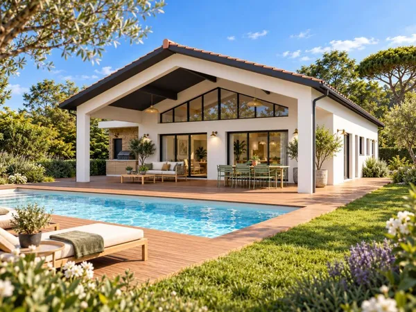 Vends maison récente - 170 m² - 5 pièces, 4 chambres - Audenge 33980
