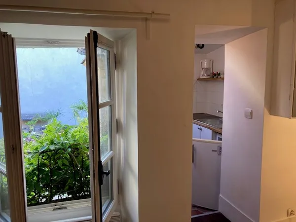 Versailles, quartier Saint-Louis, charmant studio entièrement meublé et rénové, 26 m² sur cour fleur