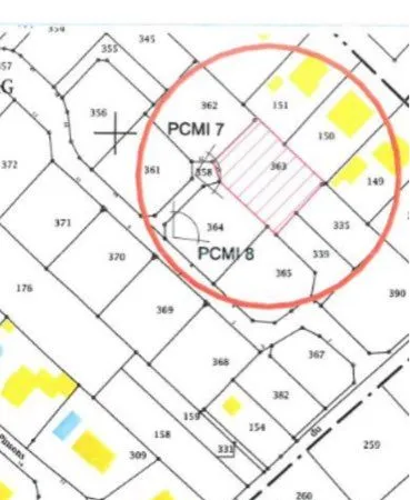 Terrain constructible viabilisée 636m2