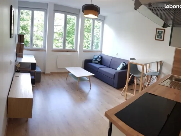 T1 meublé 22m², 490 CC