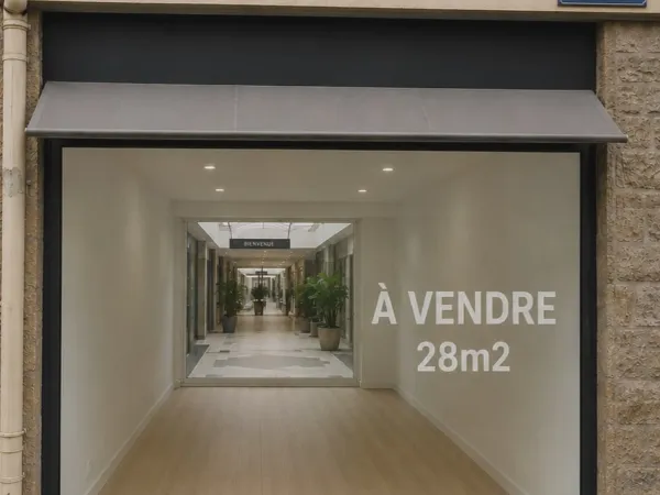 Local 1 pièce 28 m²