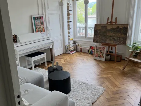 Location appartement 50m2 vue Saône