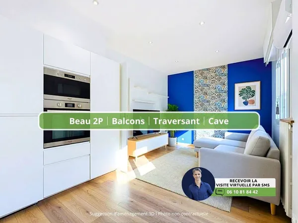 Appartement 2 pièces 40 m²