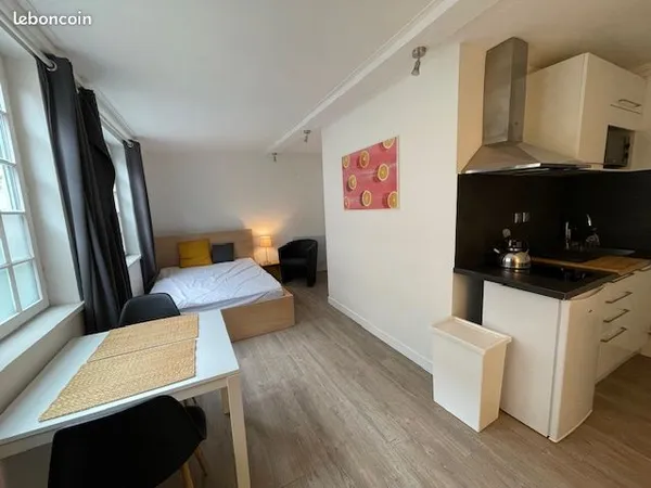 A louer apt T1 meublé place aux oignons