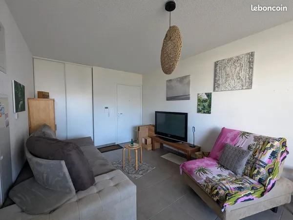 T3 meublé avec balcon, ascenseur et parking couvert - Toulouse Montaudran