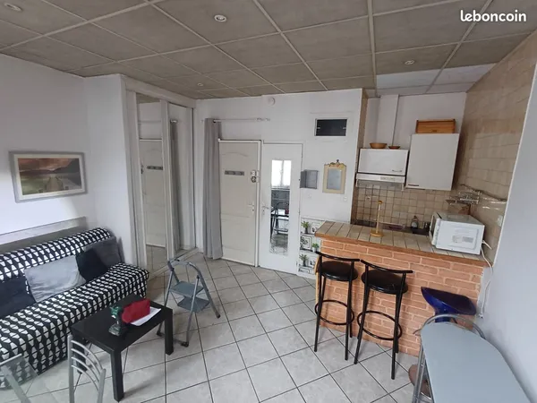 Studio meublé de 21m²