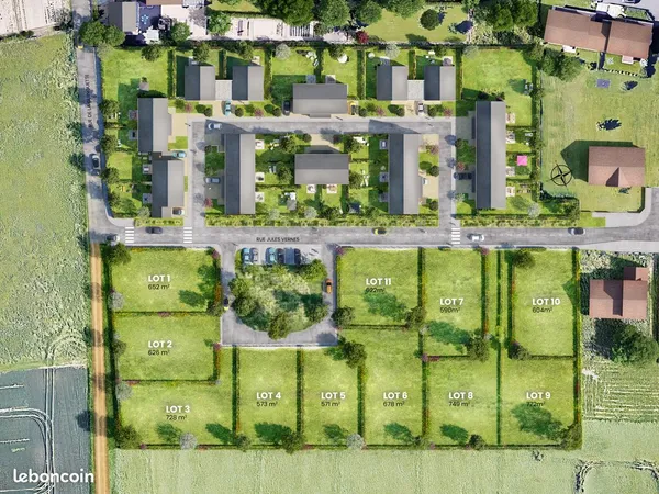 🏡 à vendre - 11 terrains à bâtir entièrement viabilisés
