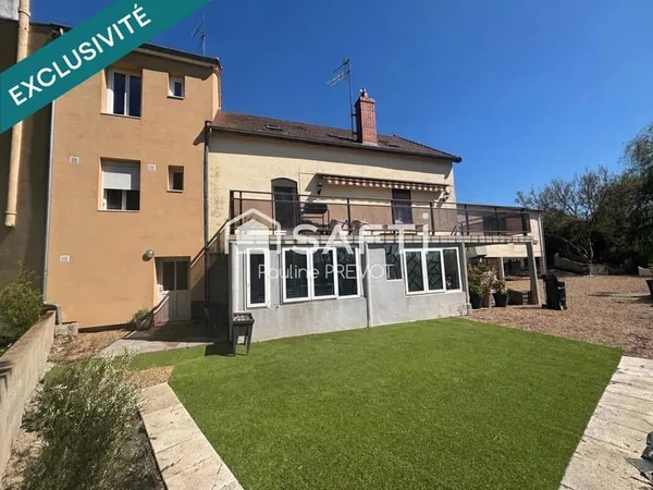 Maison familiale au bord de la Bourbince, avec DPE B et cadre apaisant.