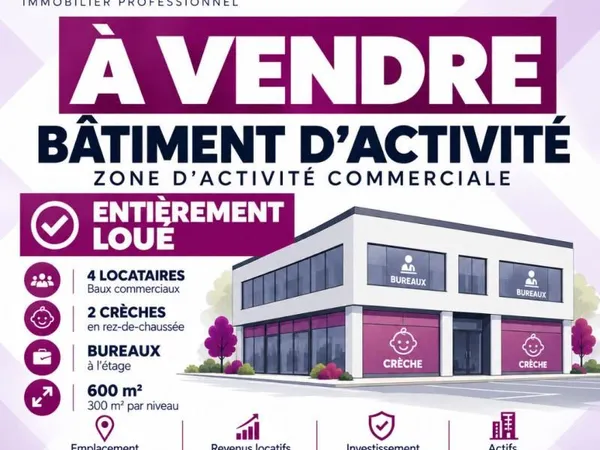 Bâtiment 600 m²