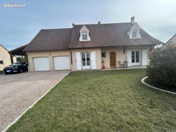 Saint-Marcel - Maison familiale de 153 m², 5 chambres, beau jardin arboré et double garage