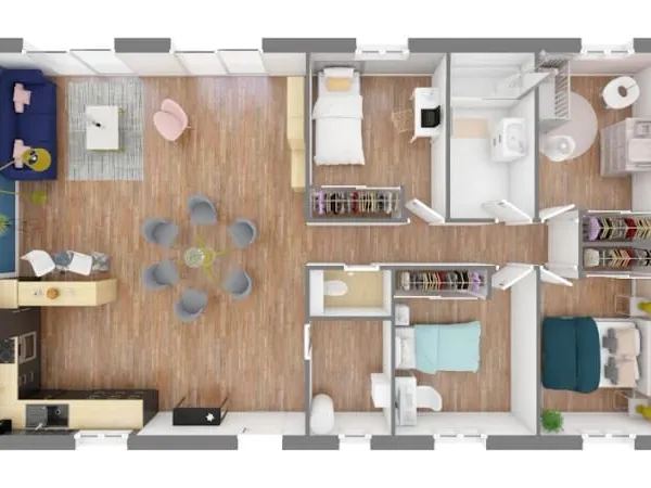 Maison neuve 6 pièces 105 m²