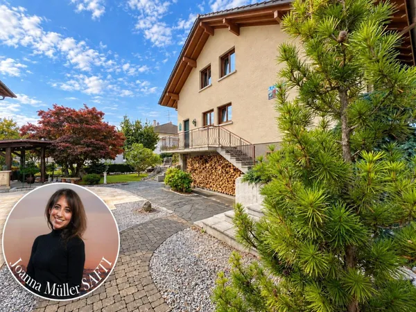 Maison familiale avec piscine et jardin paysager à Richwiller