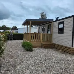 Mobil home dans camping