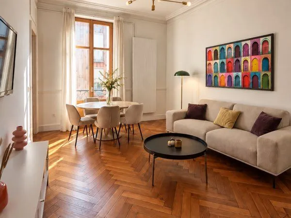 Nancy - Trois Maisons / Pépinière - T3 meublé 72 m² - 2 chambres - Traversant et lumineux