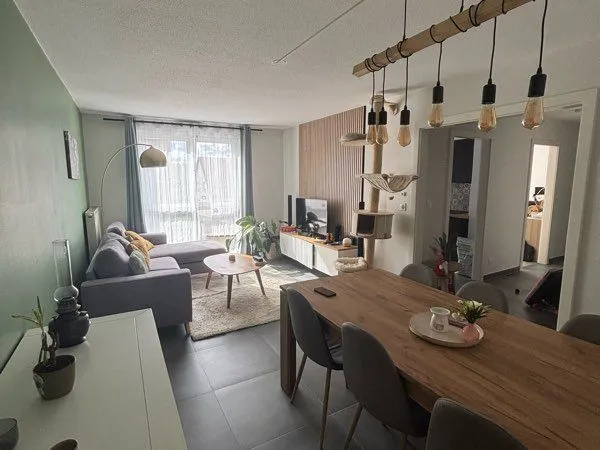 Appartement 3 pièces 68 m² refait à neuf + 2 balcons et parking