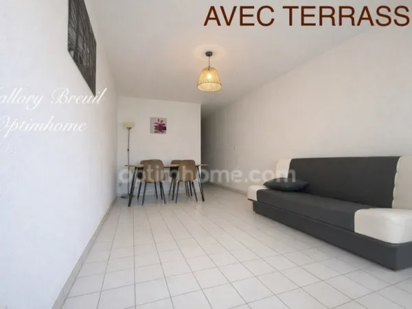 Appartement T2 37m2 avec terrasse vue sur mer à Sète (34)