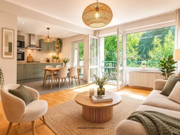 Appartement 3 pièces 57 m²