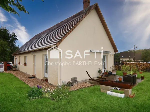 Pavillon de plain-pied-3 chambres et garage 27370