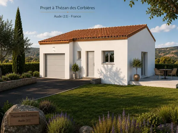 Terrain + maison 80 m²