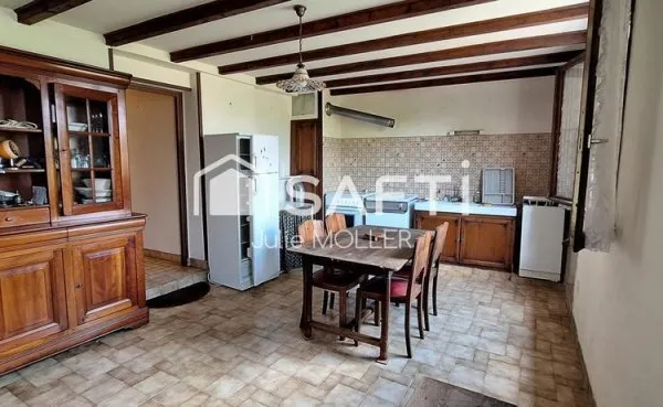 Maison avec garage sans vis-à-vis !