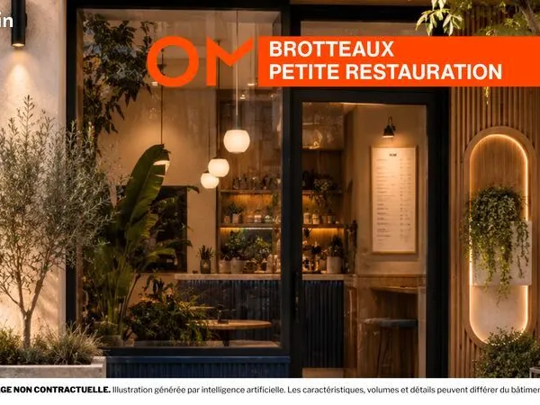 Fonds de commerce restaurant 35 m²