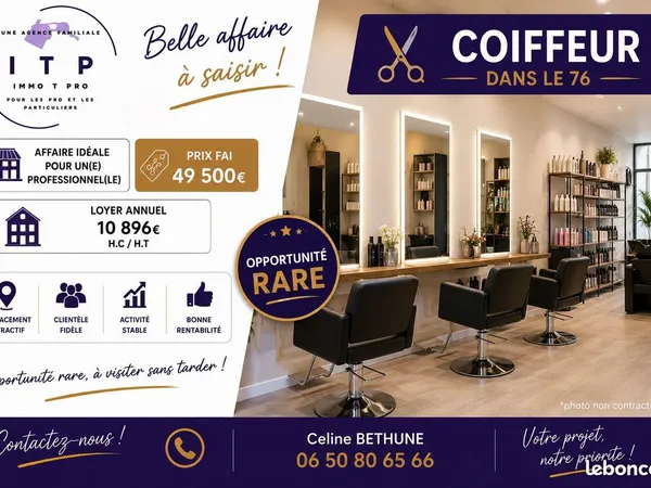 Fonds de commerce 56 m² Darnétal