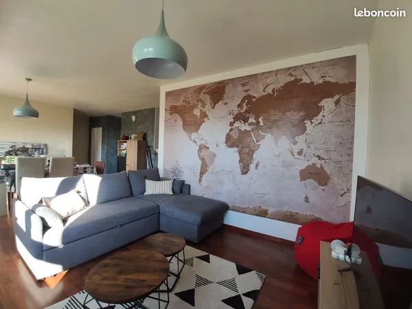 Appartement 3 pièces 65m² centre-ville Le Mans