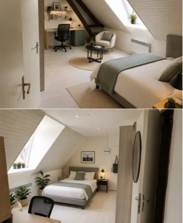 Studio F1 26 m2 neuf meublé Compiègne