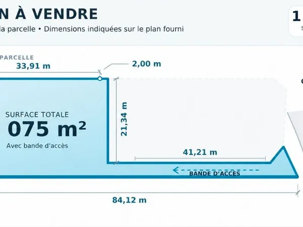 GRIGNAN - TERRAIN CONSTRUCTIBLE VIABILISÉ DE 1 075 m² - HORS LOTISSEMENT - VENTE DIRECTE PROPRIÉTAIR
