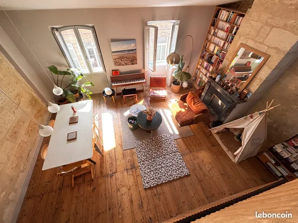 Bordeaux St Michel/St Paul - Appartement T4 - 92 m² (100m2 au sol) - 3 chambres dont suite parentale