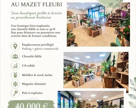 Commence de fleur a vendre