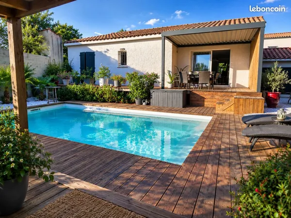 Maison 105m2 de plain-pied à Codognan 105m2