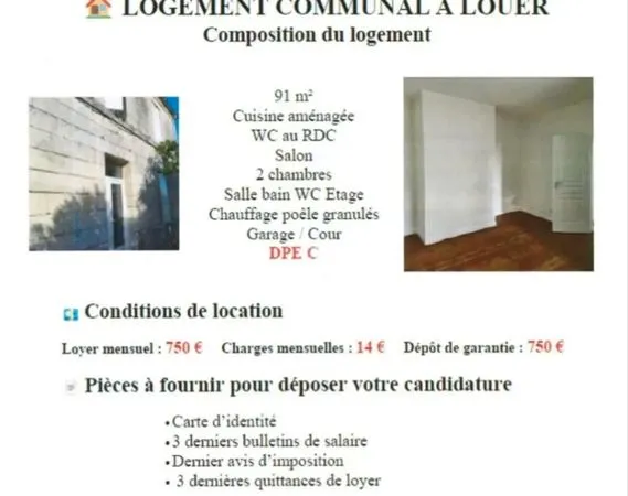 Location logement Courcoury