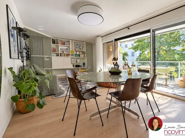 Nantes centre T3 74 m2 avec terrasse, garage et vue dégagé