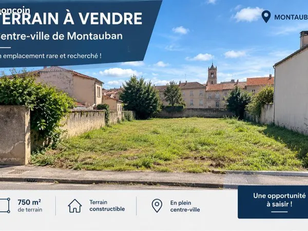 Terrain Constructible Centre-Ville de Montauban